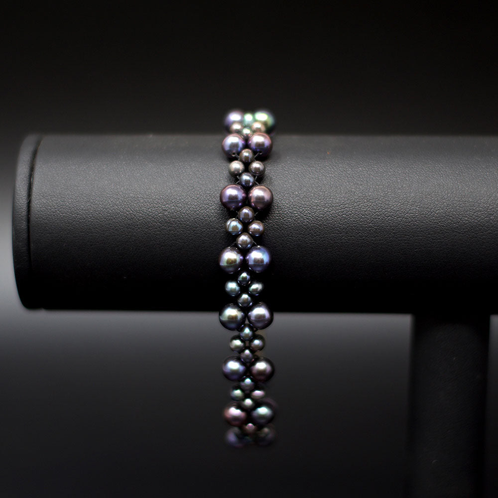 FoLisaUnique 13-14mm AAA Black Edison Baroque Pearl Bracelet For Women  Birthday Gift Classic Casual Jewelry Daily Wear Bracelet - AliExpress