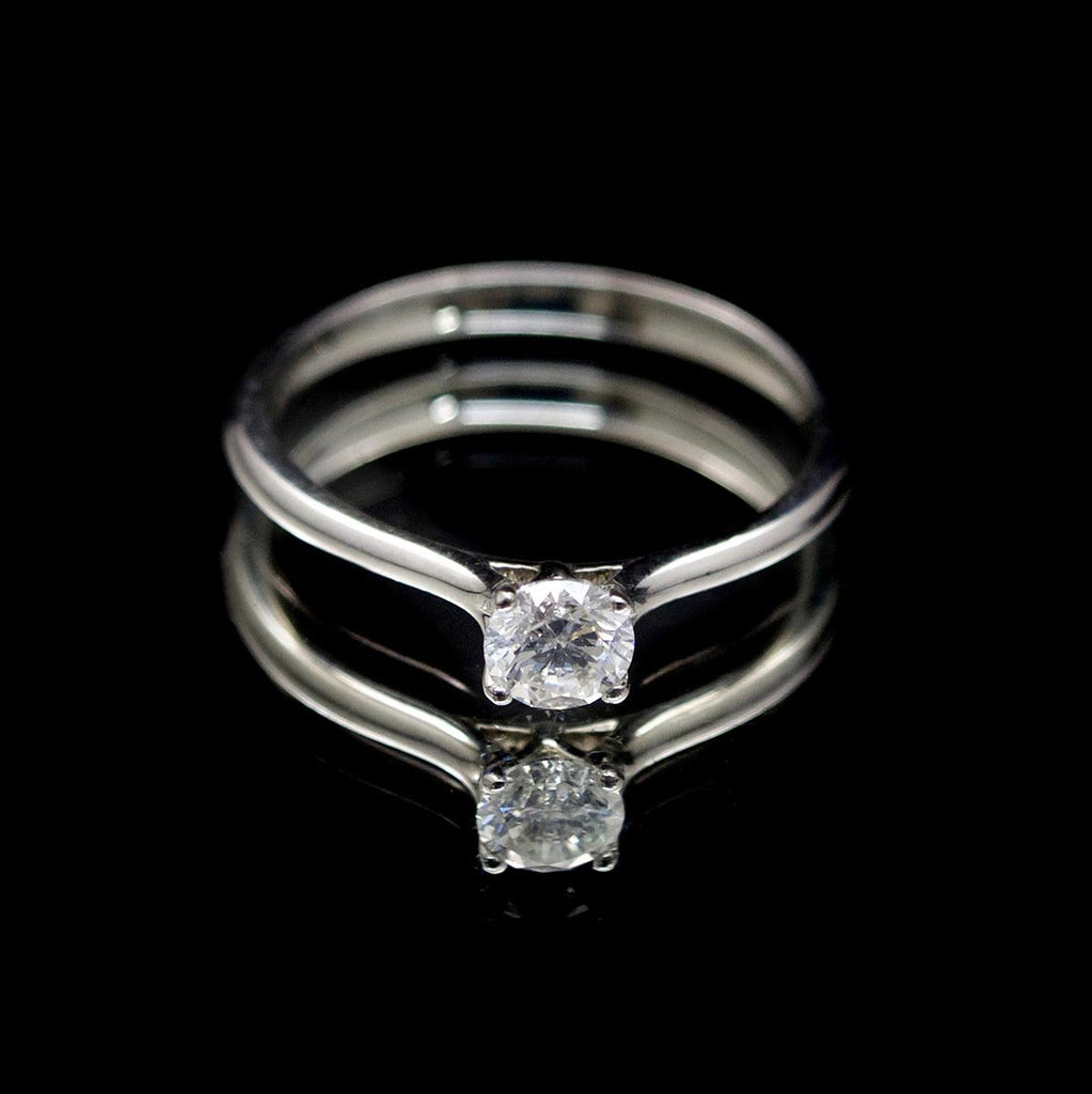 Timeless Platinum Diamond Engagement Ring, sold at Nouveau Jewellers in Manchester