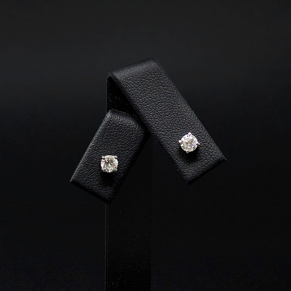 18ct White Gold Diamond Stud Earrings, sold at Nouveau Jewellers in Manchester