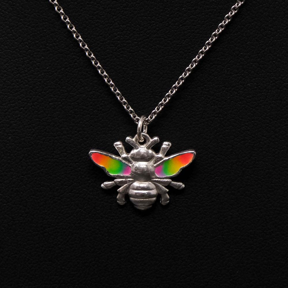 Nouveau jewellers, Pride Jewellery, Manchester Pride Bee Necklace, LGBT