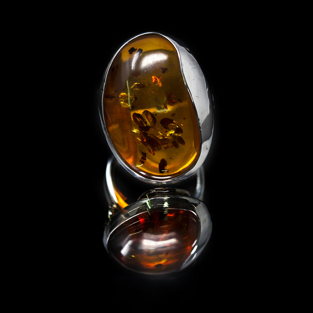 Amber Ring, 9ct gold ring, amber, amber jewellery, nouveau jewellers, nouveau manchester.jpg